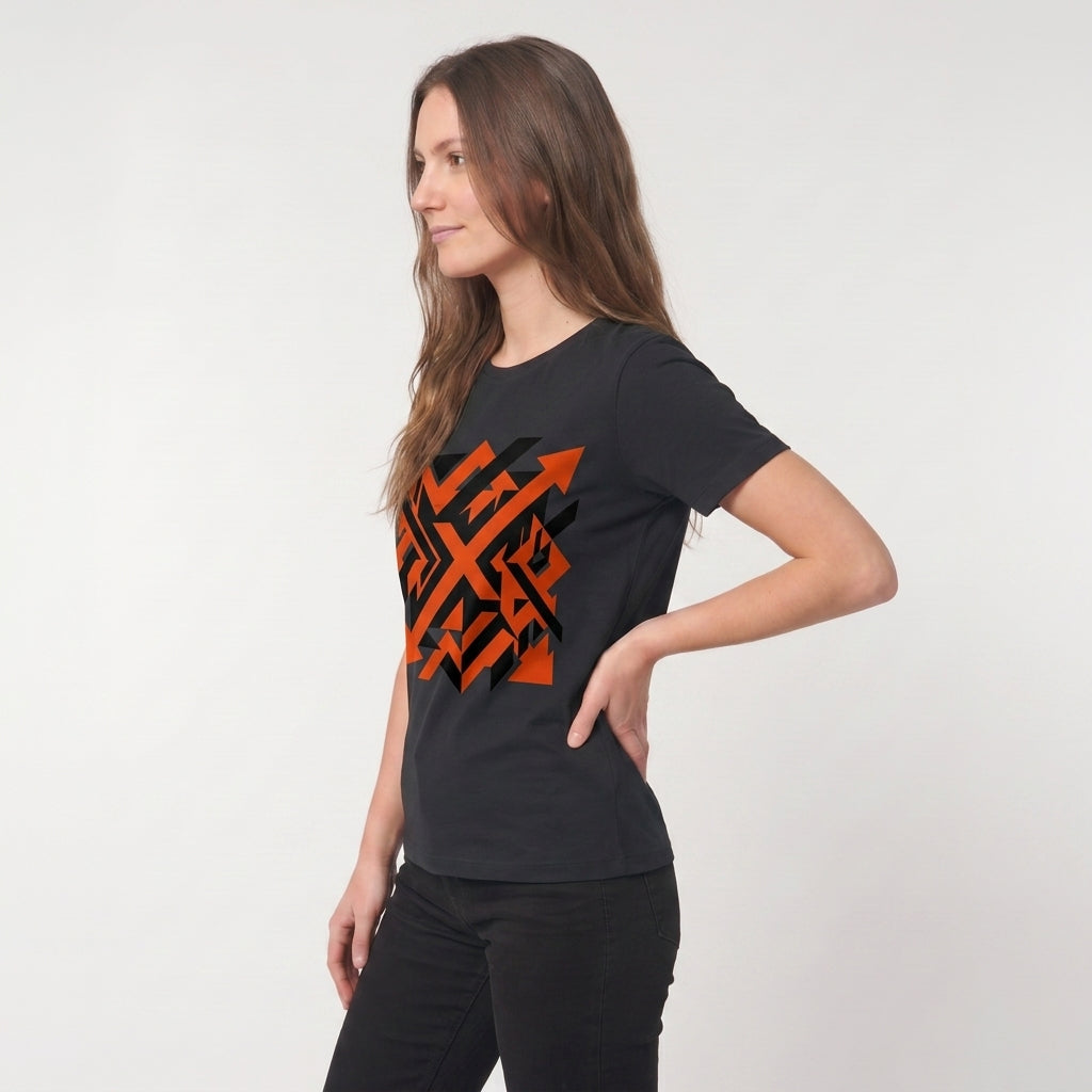 Black Black T-Shirt mockup 2