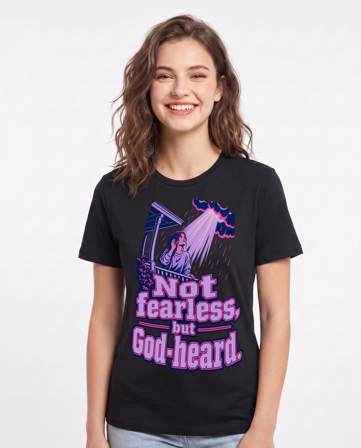 Christian Faith Black T-Shirt for Women – Everyday Expression Graphic Tee product image 3