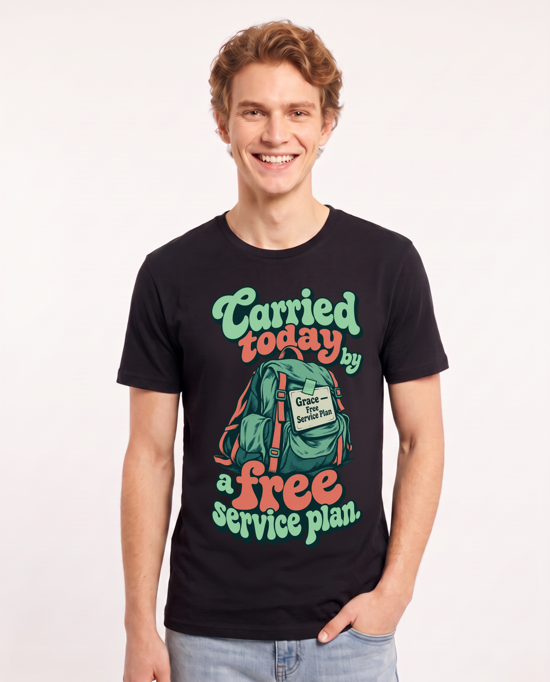 Christian Faith Black T-Shirt for Men – Everyday Expression Graphic Tee product image 3