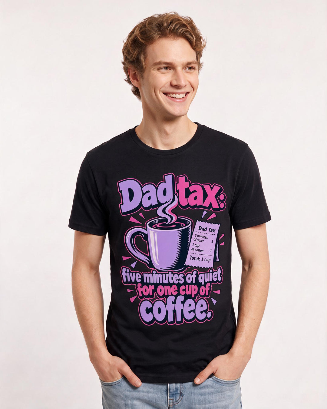 Dad Black T-Shirt for Men – Everyday Expression Graphic Tee product image 1