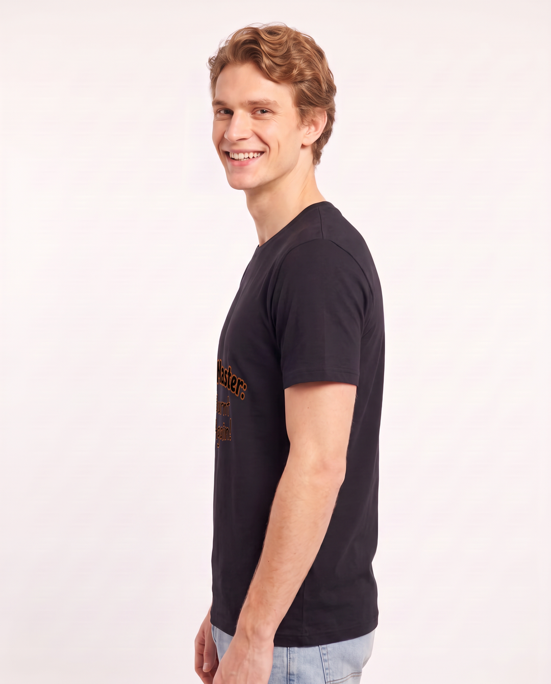 Grill Master: I Burnt It Again! Men's Black T-Shirt product image 3