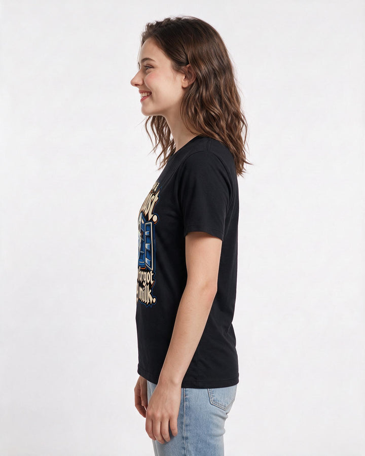 Halloween Black T-Shirt for Women – Halloween Theme Graphic Tee product image 2