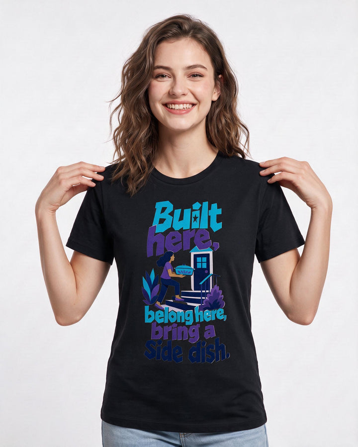 Patriotic Black T-Shirt for Women – Everyday Expression Graphic Tee product image 1