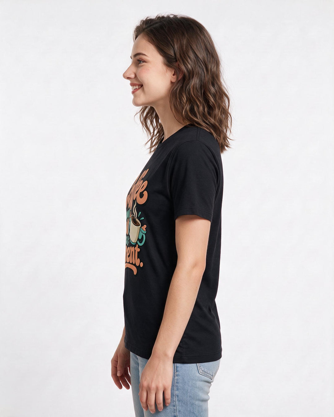 Mom Black T-Shirt for Women – Everyday Expression Graphic Tee product image 2