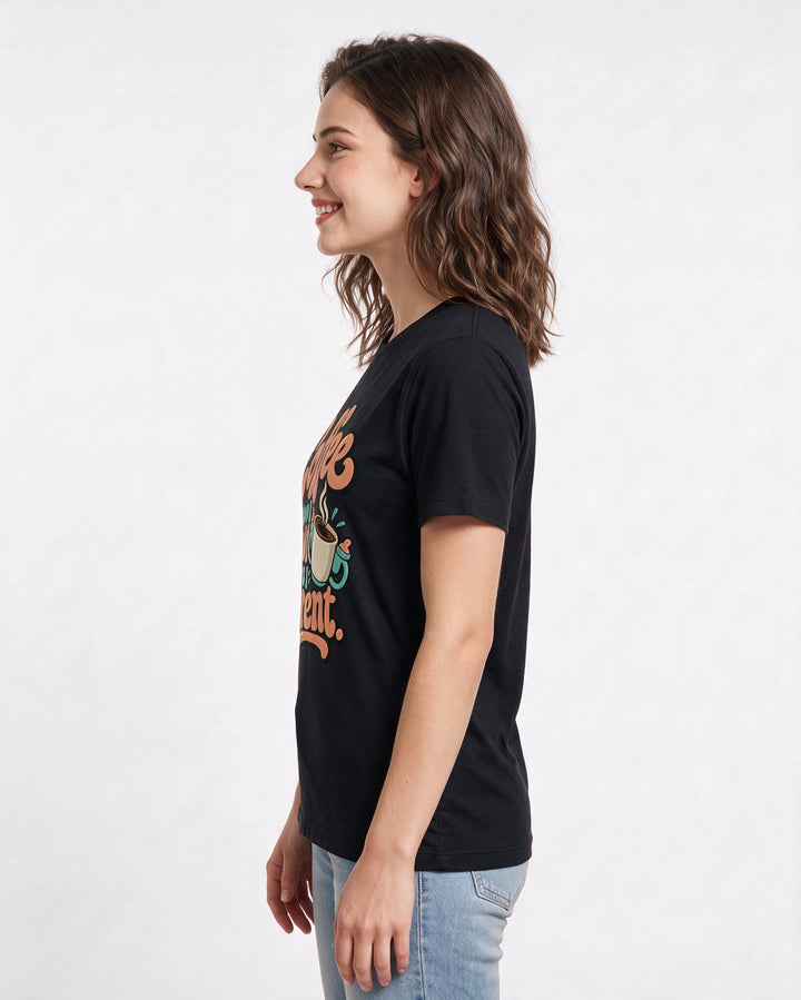 Mom Black T-Shirt for Women – Everyday Expression Graphic Tee product image 2
