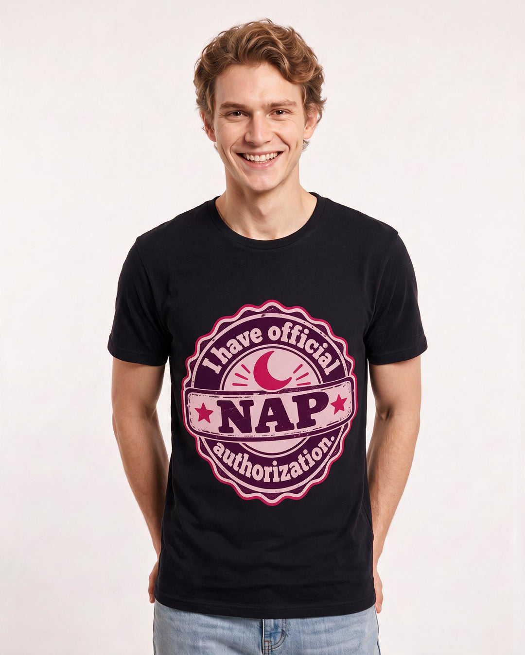 Grandparent Black T-Shirt for Men – Everyday Expression Graphic Tee product image 1