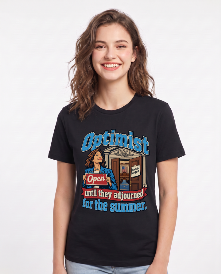 Political Statement Black T-Shirt for Women – Everyday Expression Graphic Tee product image 3