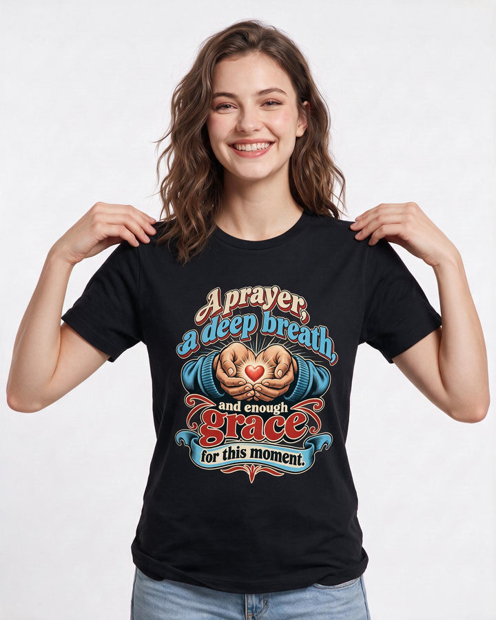 Christian Faith Black T-Shirt for Women – Everyday Expression Graphic Tee product image 1