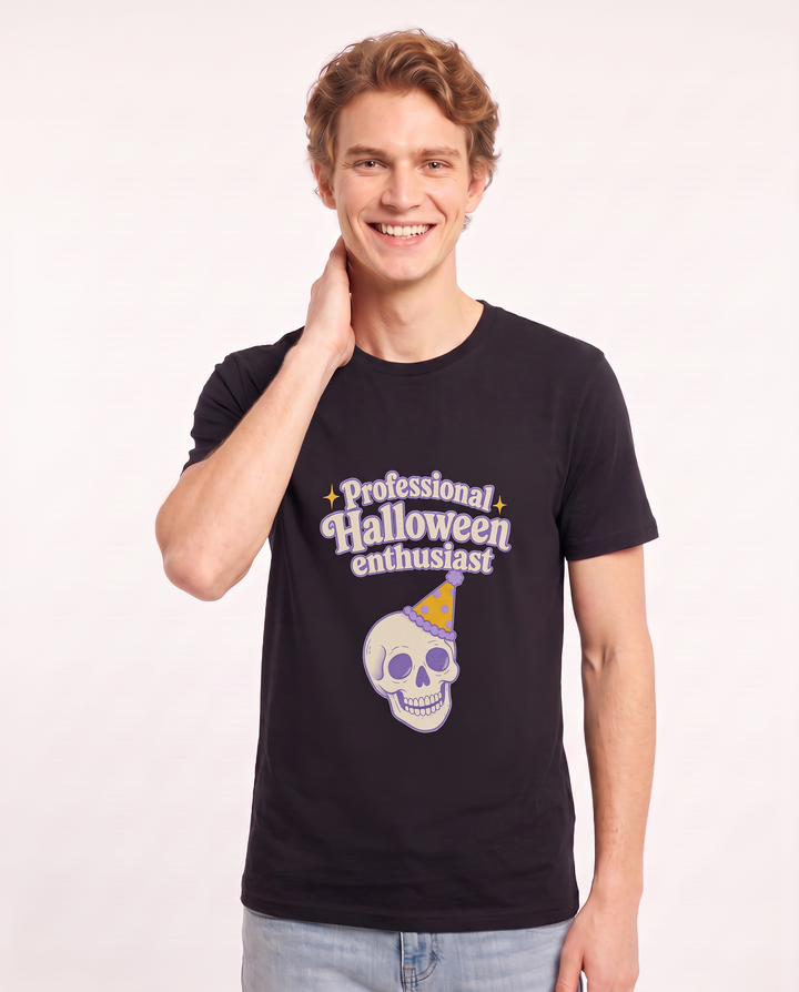 Professional Halloween enthusiast - Men's Black T-Shirt product image 1