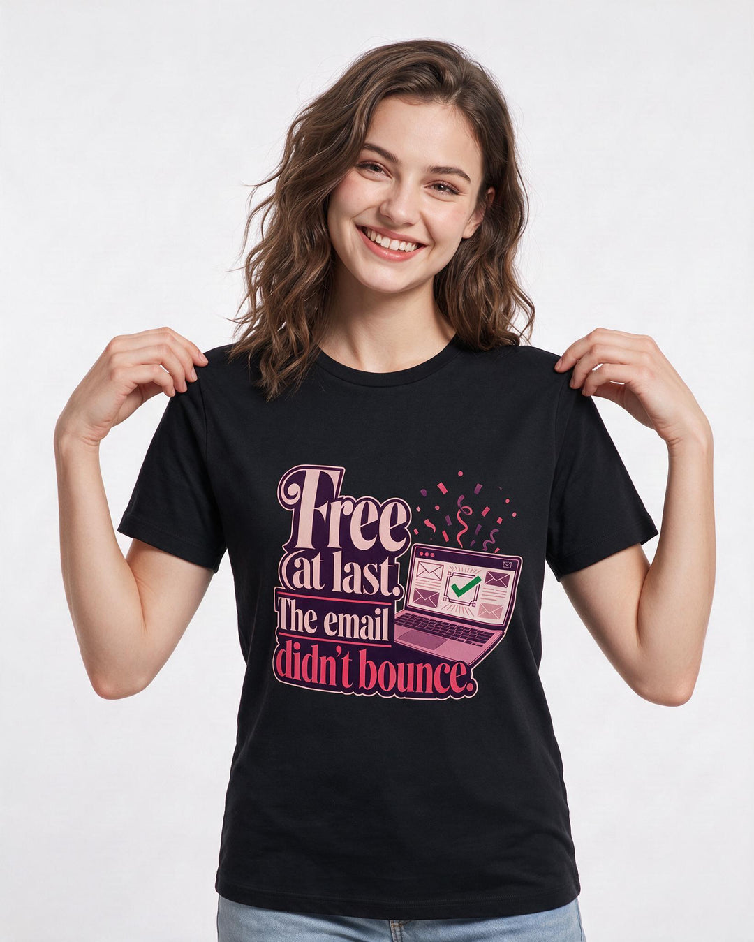 Graduation Black T-Shirt for Women – Everyday Expression Graphic Tee product image 3