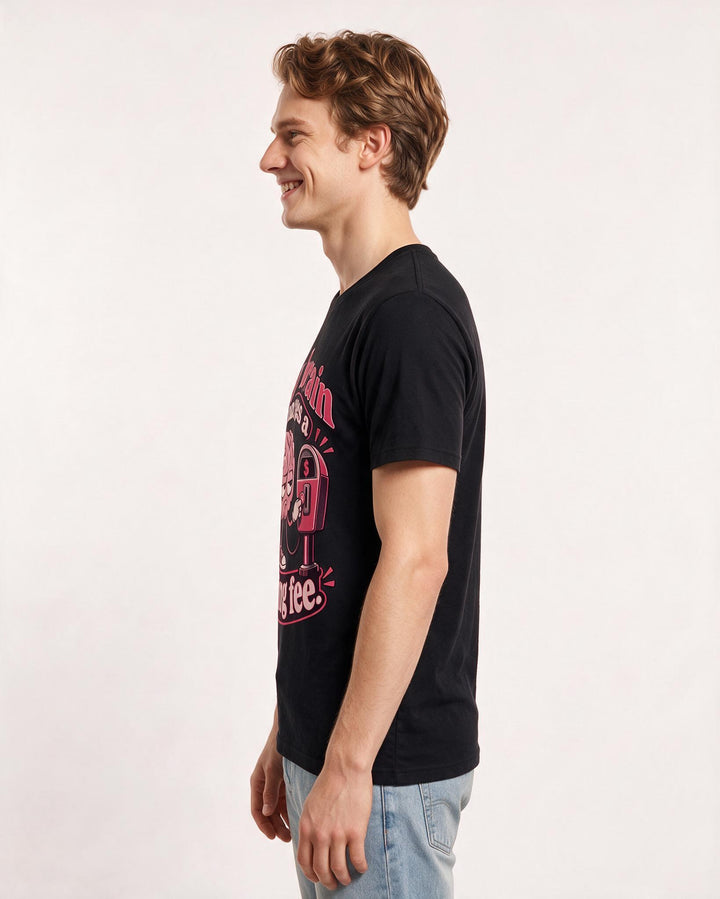 Meme Black T-Shirt for Men – Everyday Expression Graphic Tee product image 2