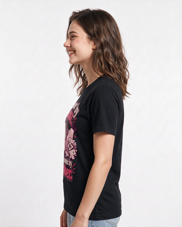 Teacher Black T-Shirt for Women – Everyday Expression Graphic Tee product image 2