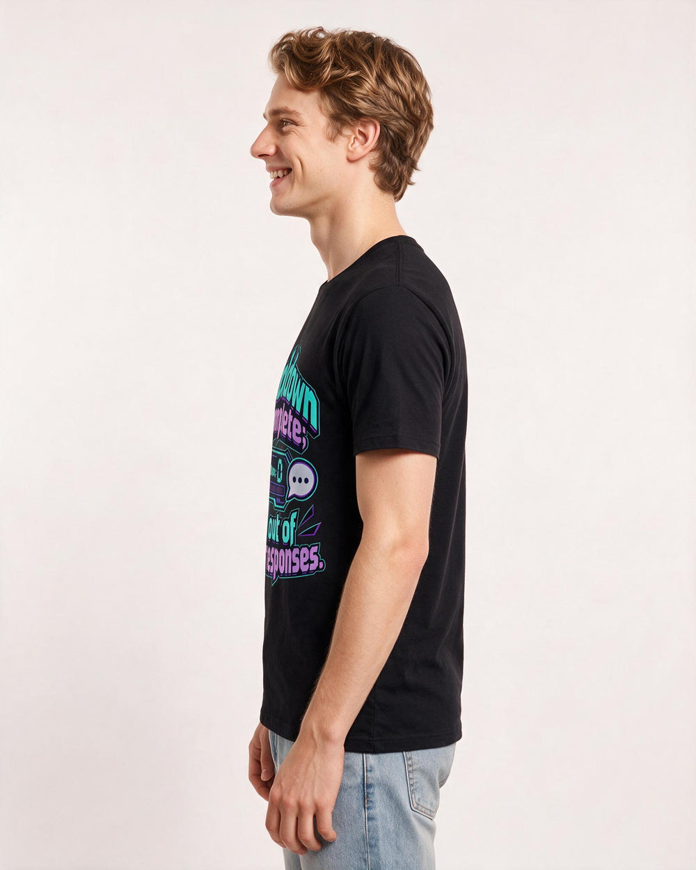 Gaming Black T-Shirt for Men – Game Night Graphic Tee product image 2