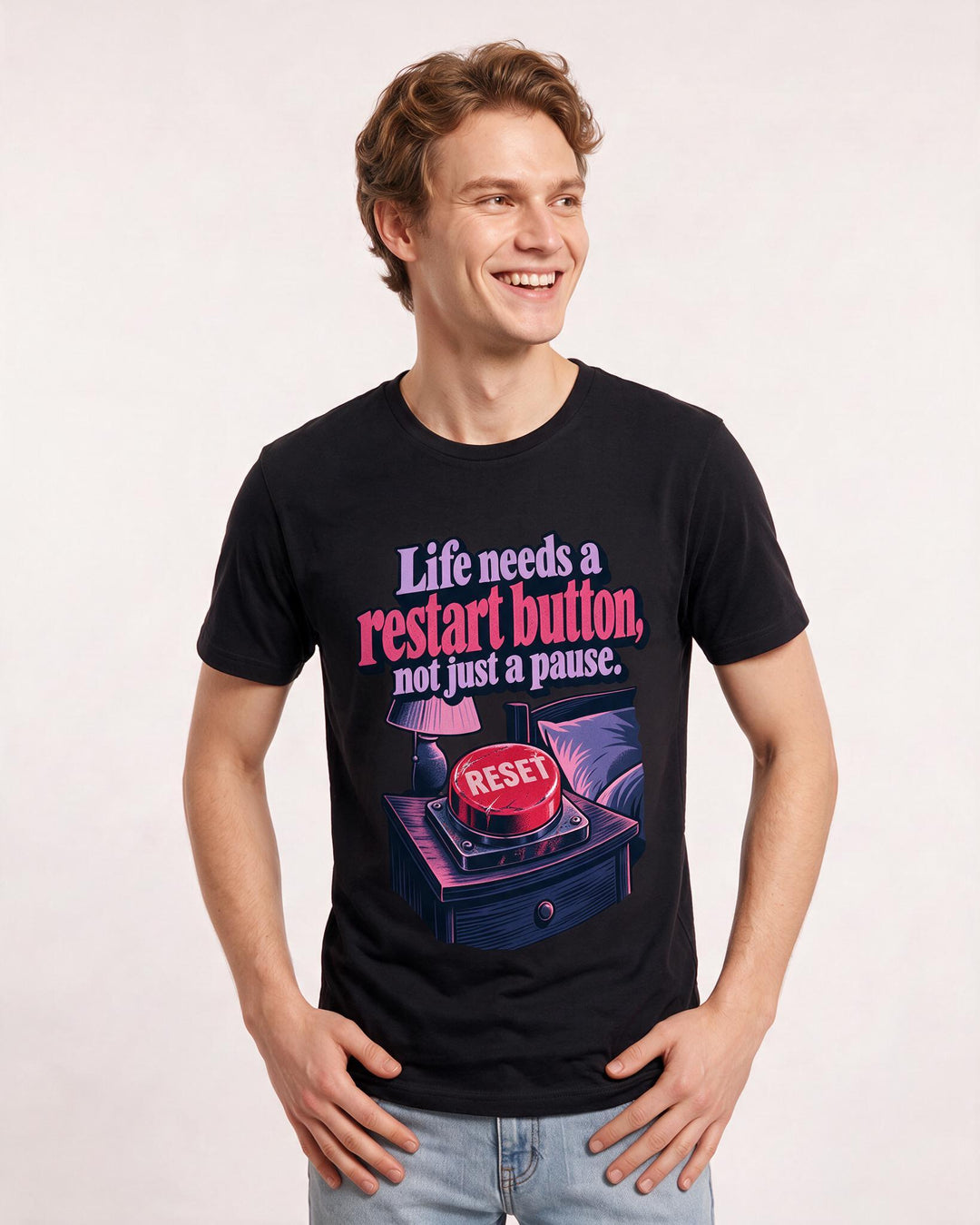 Gaming Black T-Shirt for Men – Game Night Graphic Tee product image 1
