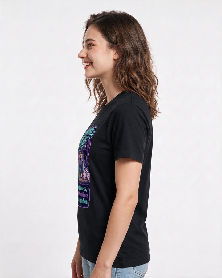 Grandparent Black T-Shirt for Women – Everyday Expression Graphic Tee product image 2