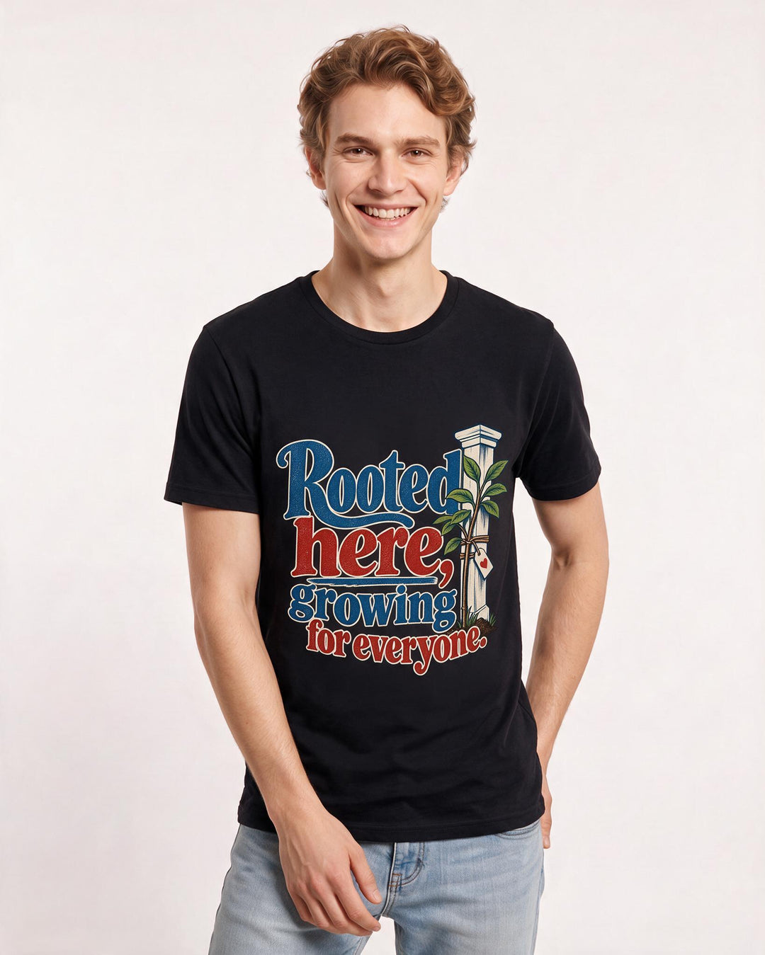 Patriotic Black T-Shirt for Men – Everyday Expression Graphic Tee product image 1