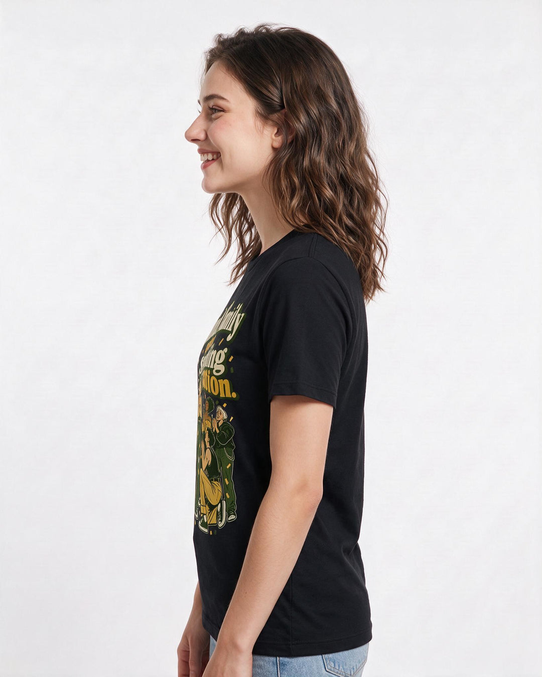Pride Black T-Shirt for Women – Everyday Expression Graphic Tee product image 2