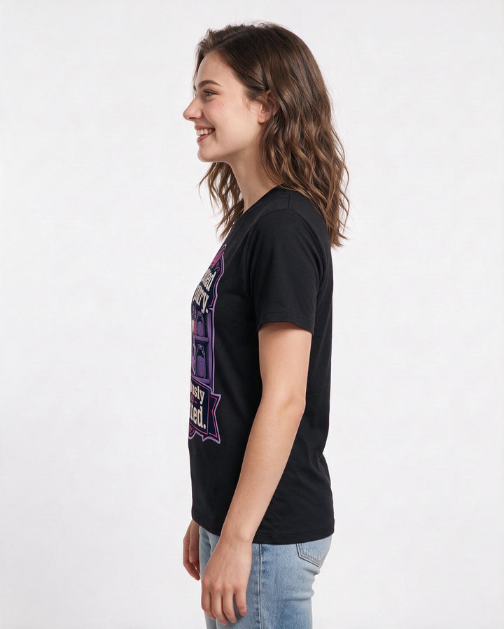 Halloween Black T-Shirt for Women – Halloween Theme Graphic Tee product image 2