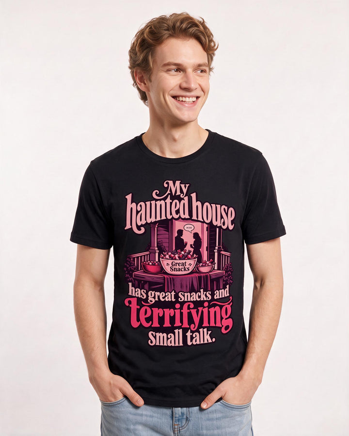 Halloween Black T-Shirt for Men – Halloween Theme Graphic Tee product image 1