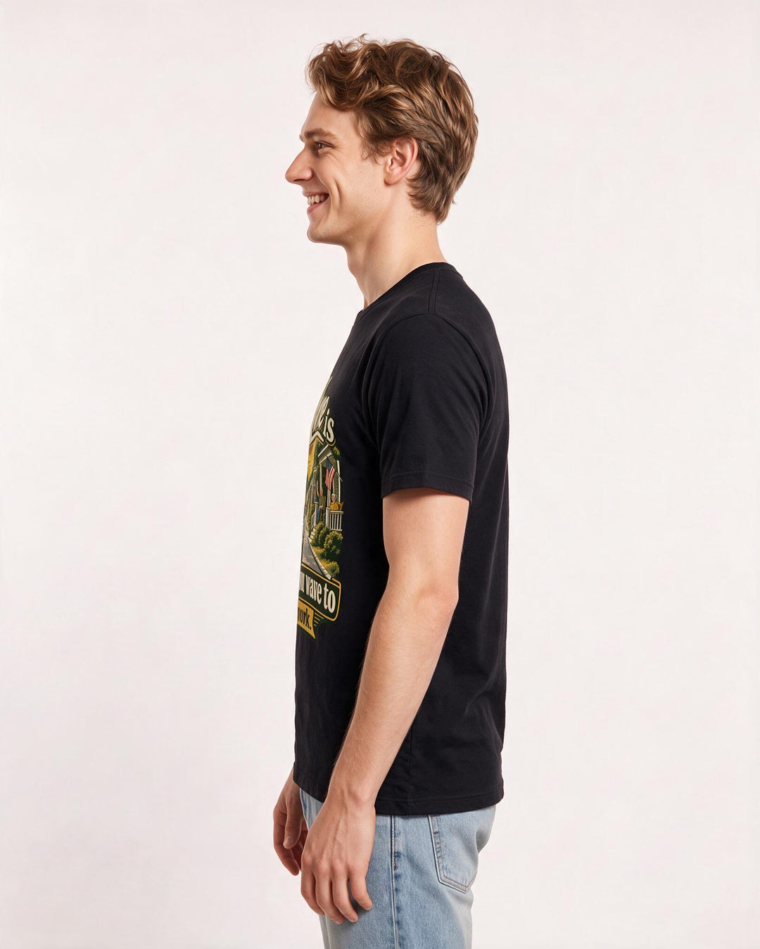 Patriotic Black T-Shirt for Men – Everyday Expression Graphic Tee product image 2