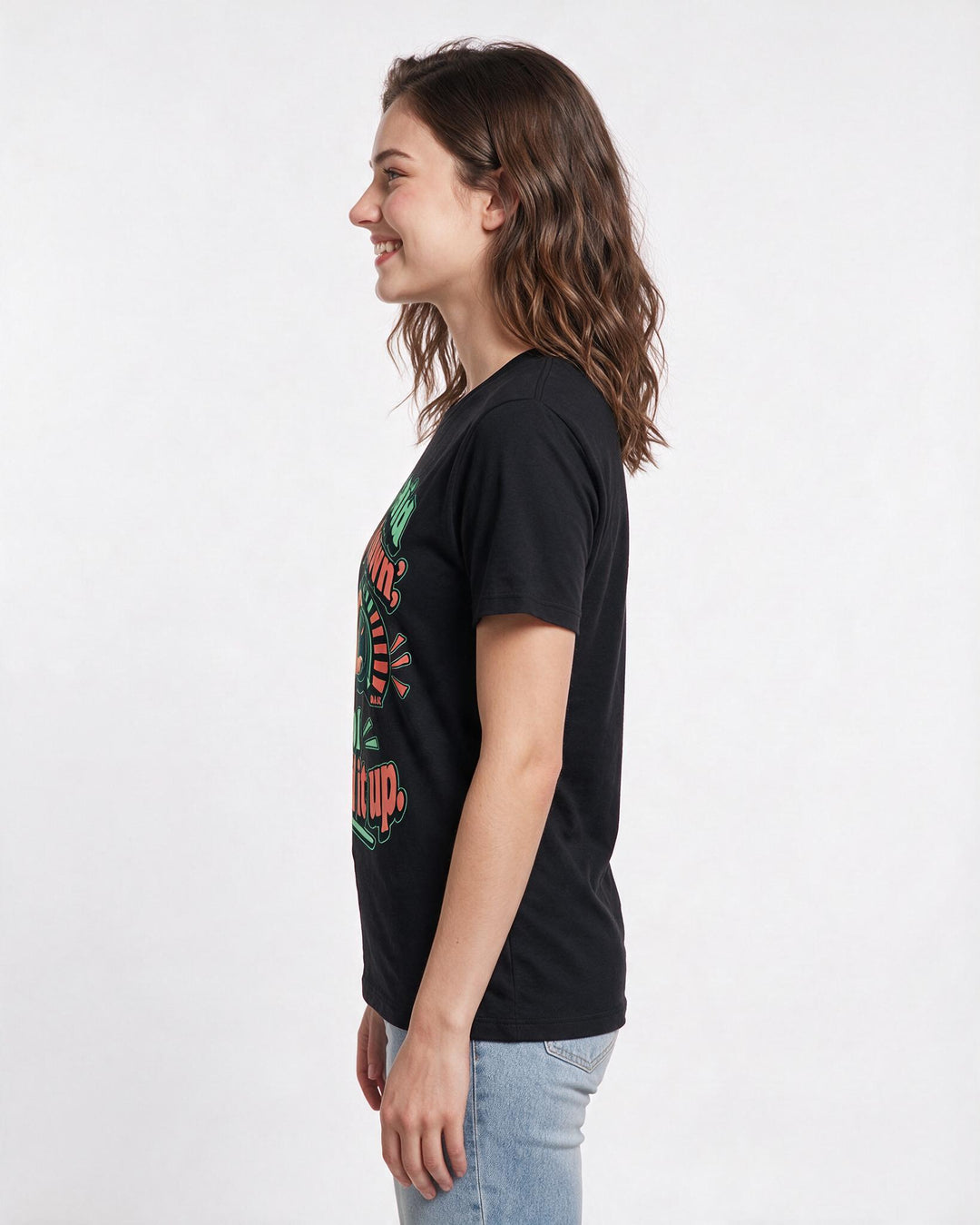 Pride Black T-Shirt for Women – Everyday Expression Graphic Tee product image 2