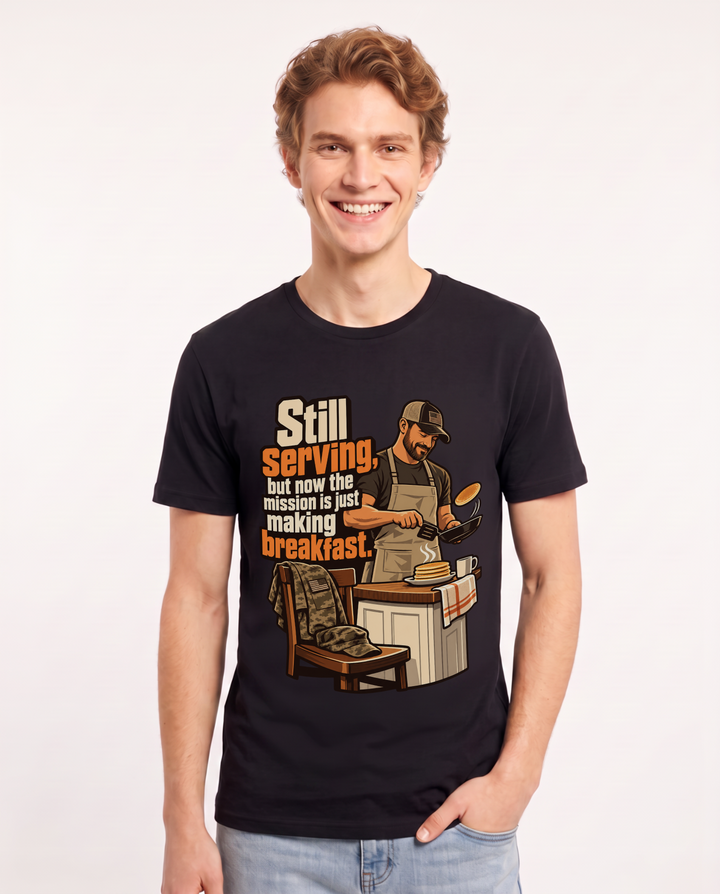Veteran Black T-Shirt for Men – Everyday Expression Graphic Tee product image 3