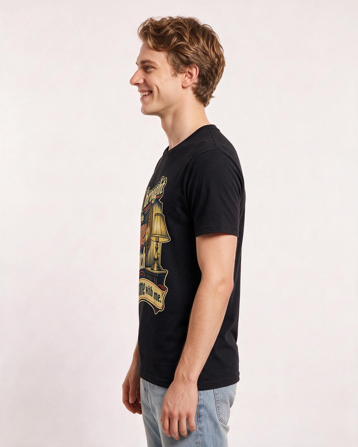Veteran Men's Black T-Shirt – I brought the fire watch home with me. product image 2