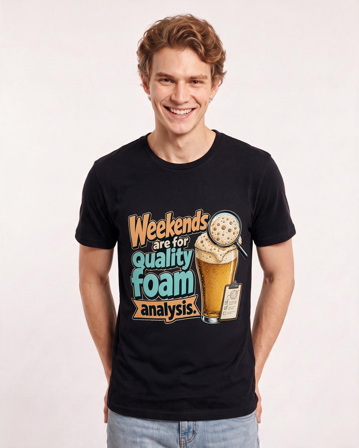 Beer Black T-Shirt for Men – Everyday Expression Graphic Tee product image 1