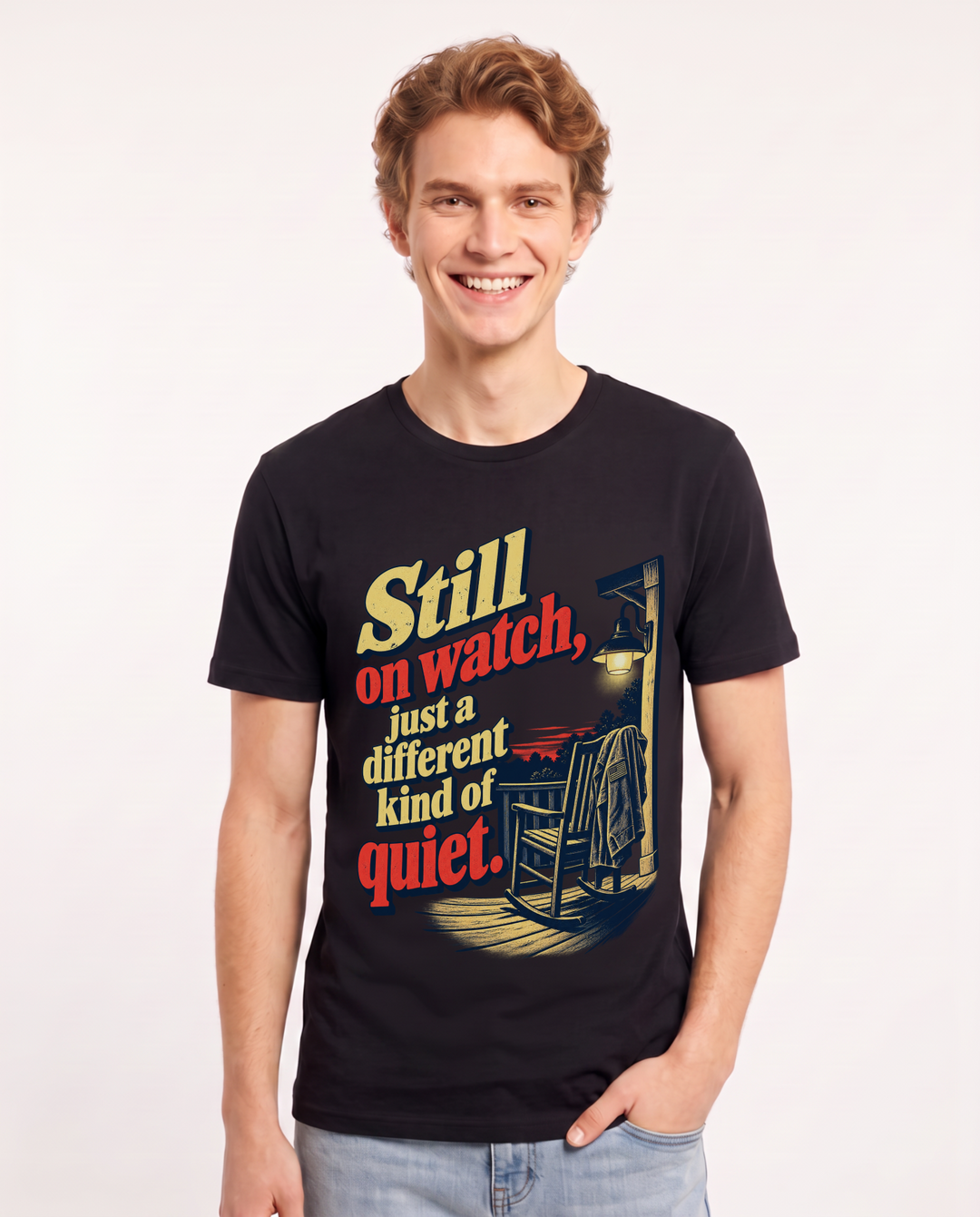 Veteran Black T-Shirt for Men – Everyday Expression Graphic Tee product image 3