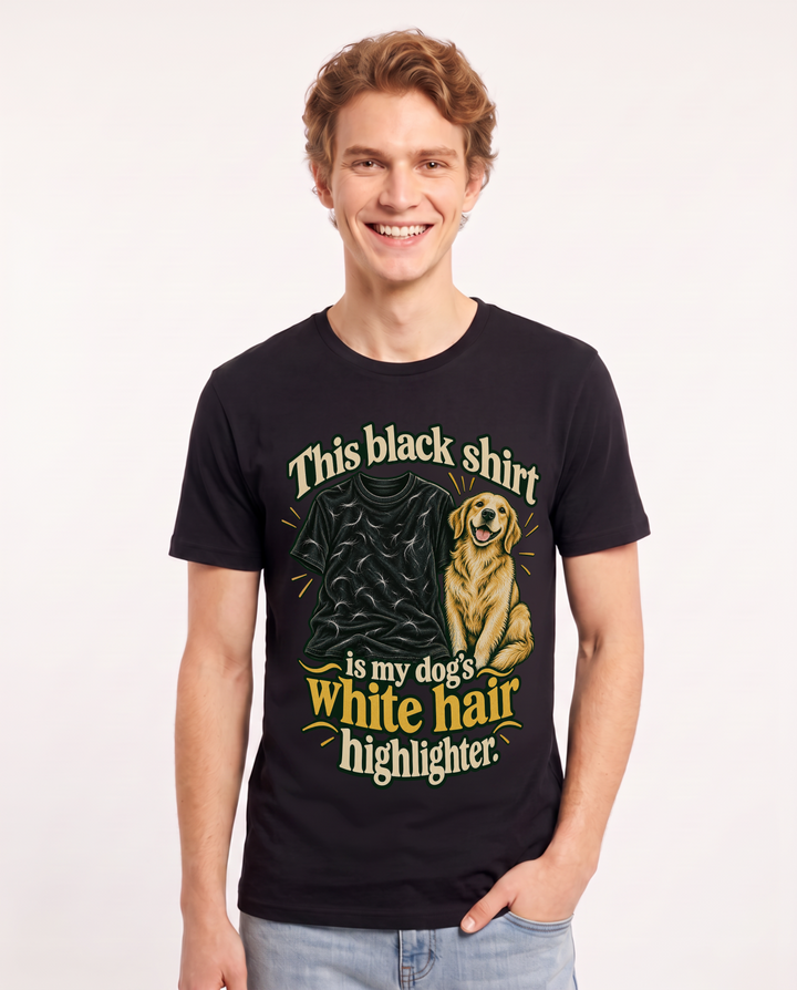 Cat Lover Black T-Shirt for Men – Everyday Expression Graphic Tee product image 3