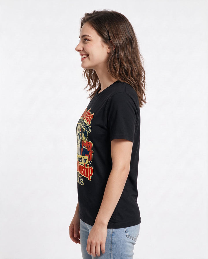 Halloween Black T-Shirt for Women – Halloween Theme Graphic Tee product image 2