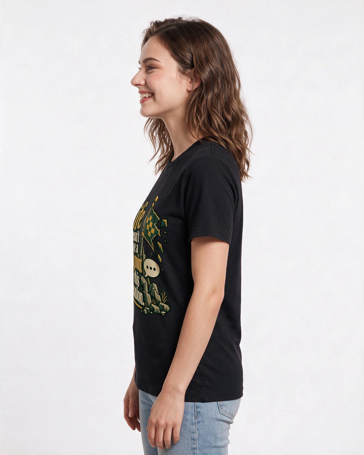 Gaming Black T-Shirt for Women – Game Night Graphic Tee product image 2