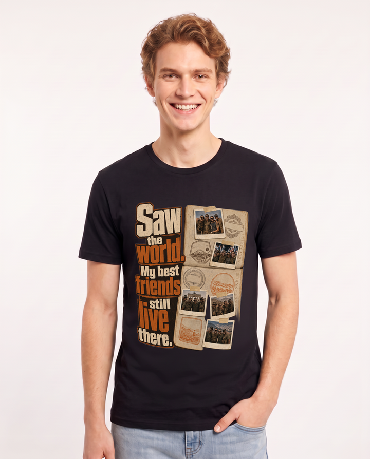 Veteran Black T-Shirt for Men – Everyday Expression Graphic Tee product image 1