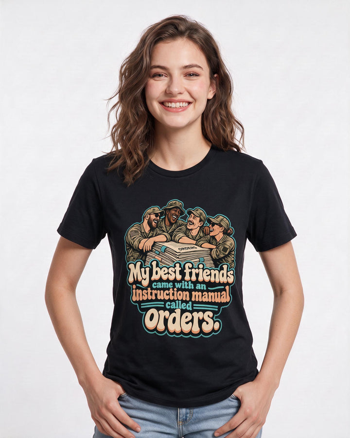 Veteran Black T-Shirt for Women – Everyday Expression Graphic Tee product image 1