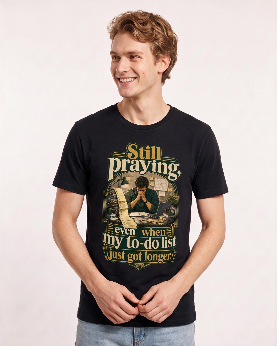 Christian Faith Black T-Shirt for Men – Everyday Expression Graphic Tee product image 1