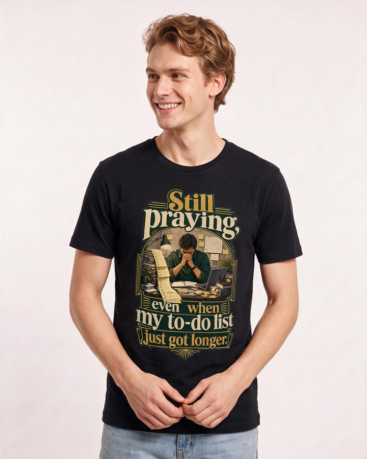 Christian Faith Black T-Shirt for Men – Everyday Expression Graphic Tee product image 1