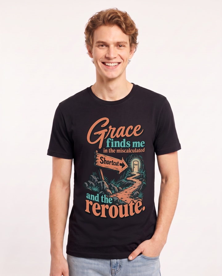Christian Faith Black T-Shirt for Men – Everyday Expression Graphic Tee product image 3