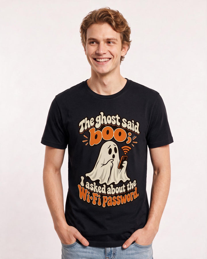 Halloween Black T-Shirt for Men – Halloween Theme Graphic Tee product image 1