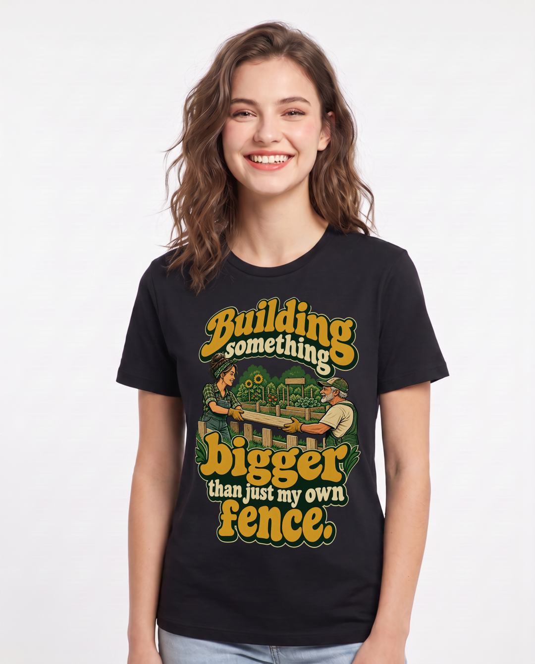 Patriotic Black T-Shirt for Women – Everyday Expression Graphic Tee product image 3