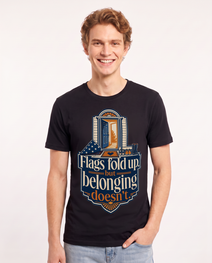 Patriotic Black T-Shirt for Men – Everyday Expression Graphic Tee product image 1