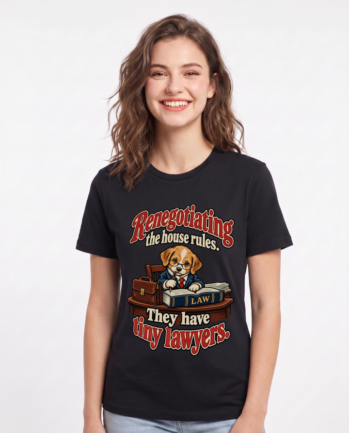 Cat Lover Black T-Shirt for Women – Everyday Expression Graphic Tee product image 3