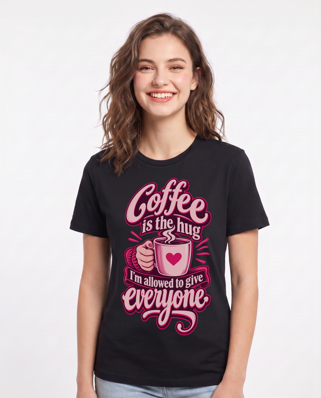 Grandparent Black T-Shirt for Women – Everyday Expression Graphic Tee product image 3