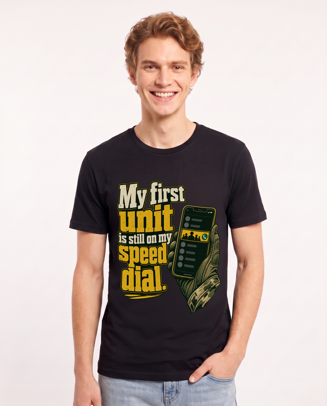 Veteran Black T-Shirt for Men – Everyday Expression Graphic Tee product image 3