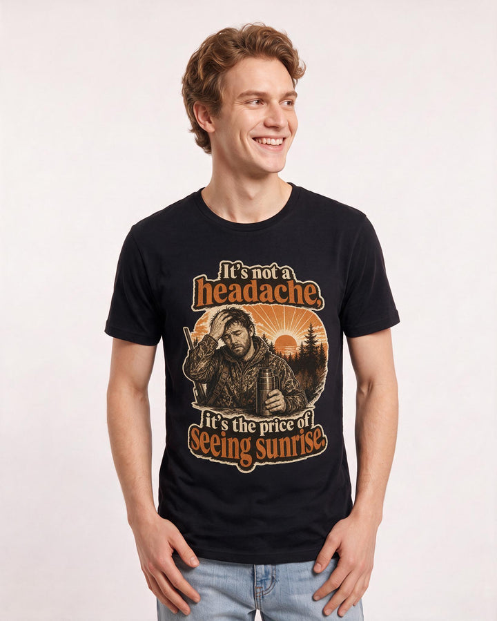 Hunting Black T-Shirt for Men – Everyday Expression Graphic Tee product image 1