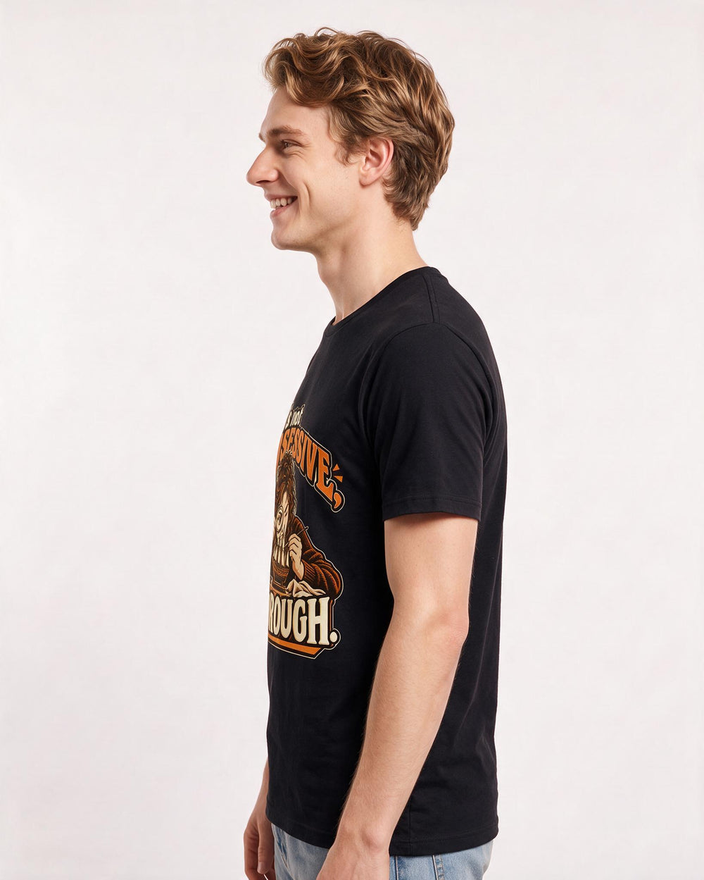 Neurodiversity Black T-Shirt for Men – Everyday Expression Graphic Tee product image 2