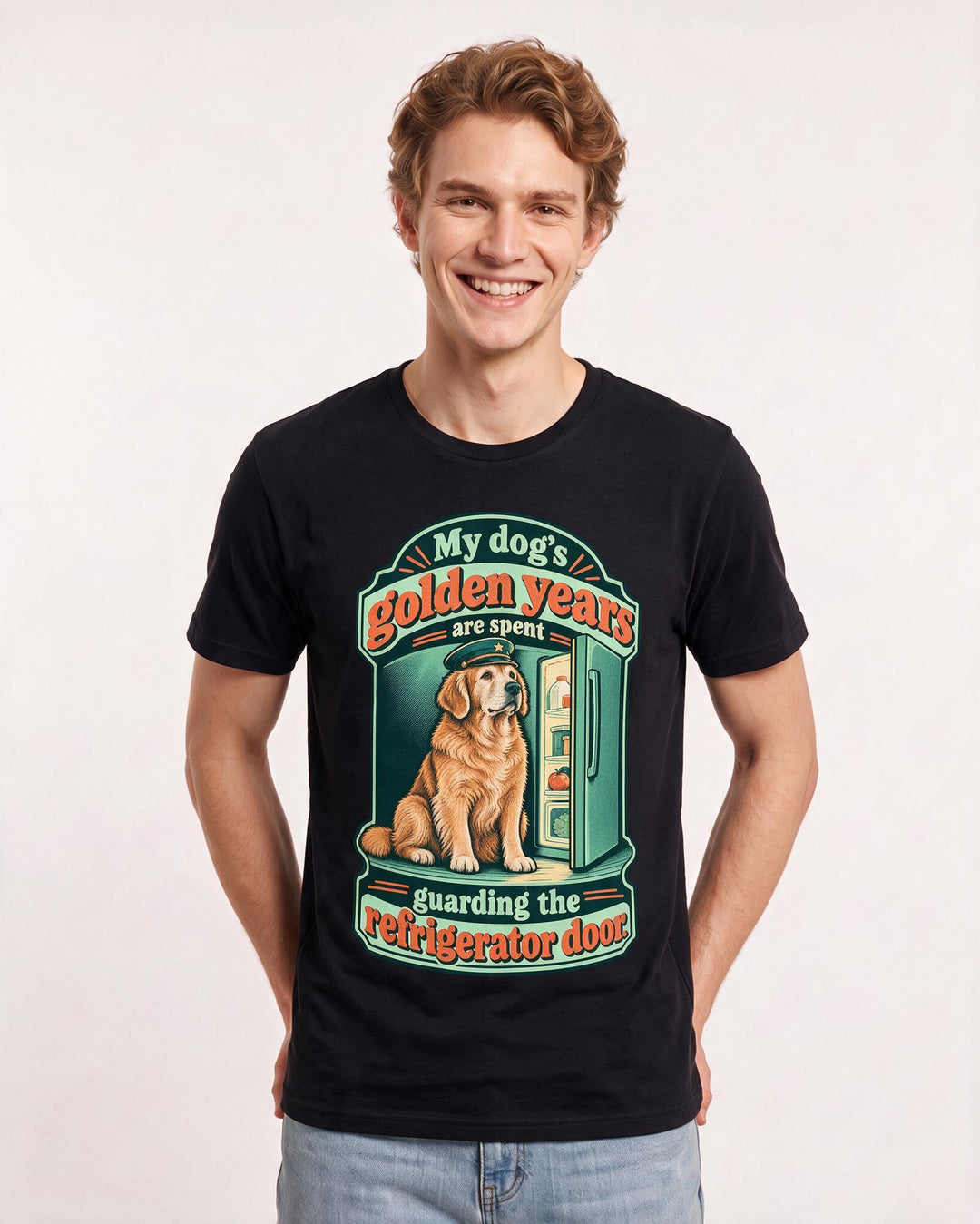 Cat Lover Black T-Shirt for Men – Everyday Expression Graphic Tee product image 1