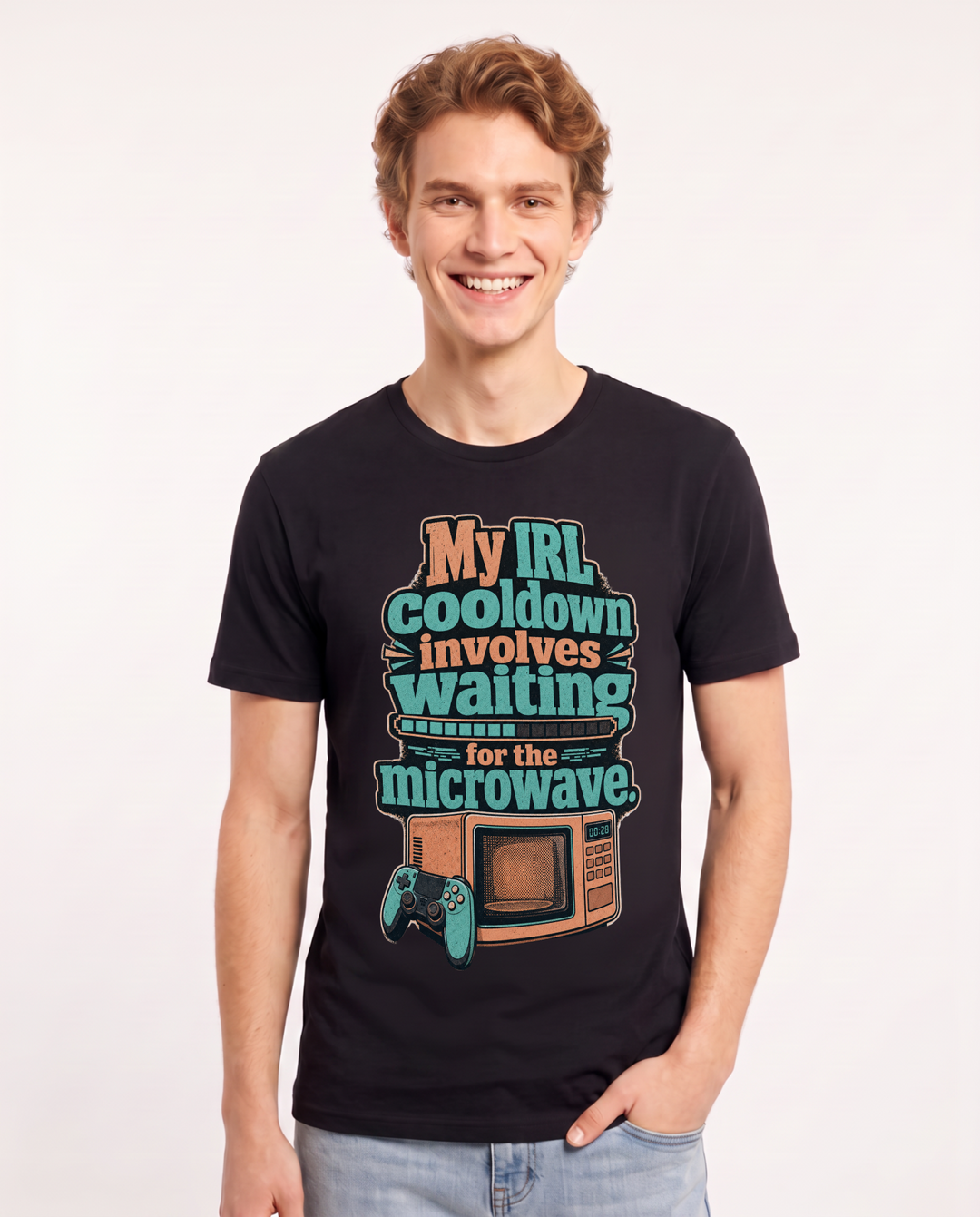 Gaming Black T-Shirt for Men – Game Night Graphic Tee product image 3