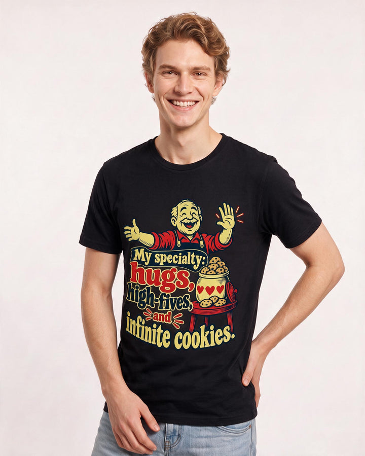 Mom Black T-Shirt for Men – Everyday Expression Graphic Tee product image 1
