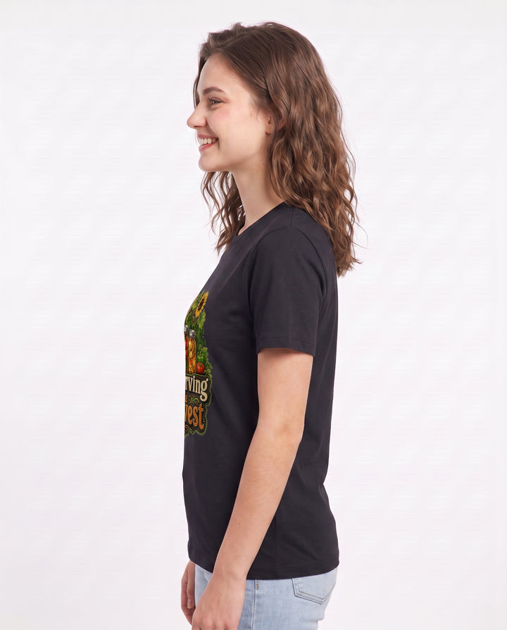 Preserving the Harvest Women's Black T-Shirt product image 3
