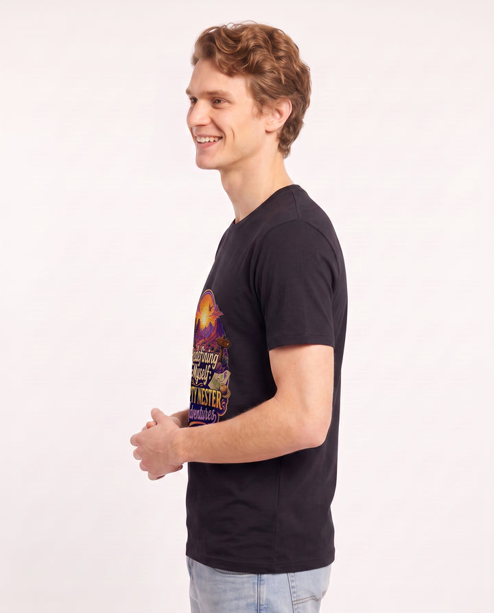 Redefining Myself: Empty Nester Adventures Men's Black T-Shirt product image 3